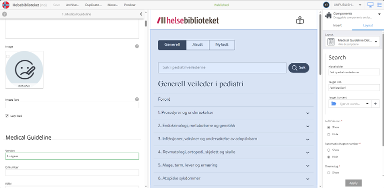HBIB Lazy Load in Guideline Content Type