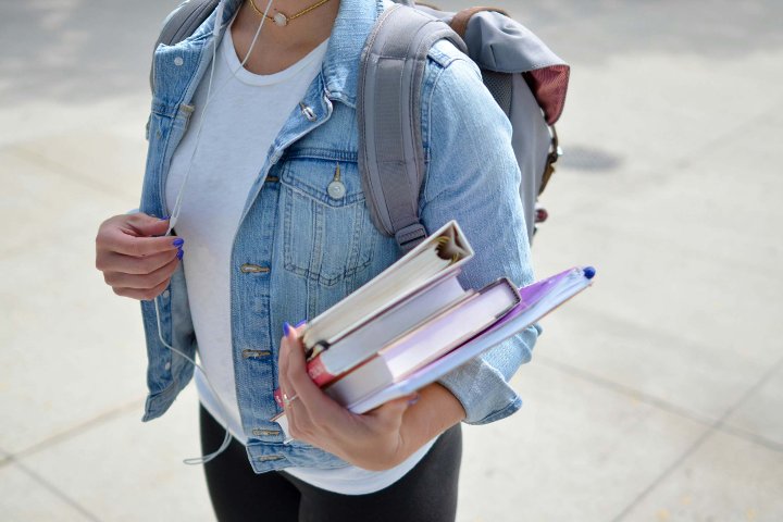 Student Books Female CMS Education