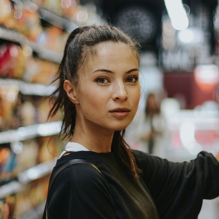 Woman Shopping Commerce Content