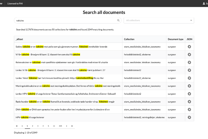 Enonic Explorer 2023 Search Documents Narrow